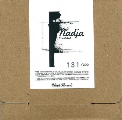 Nadja - Trembled (CD) Special pack