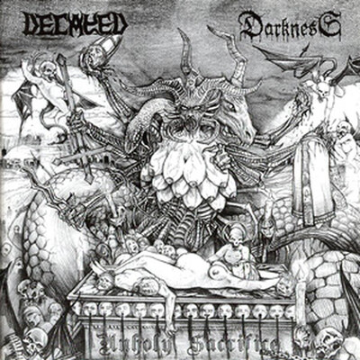 DECAYED / DARKNESS - UNITED IN BLASPHEMY (CD)