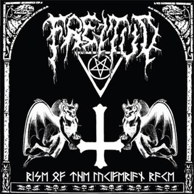 FREITOD / WACHT - SPLITEP - RISE OF THE LUCIFERIAN RACE / IMPERI DESDRUT (7'' EP) CARDBOARD SLEEVE