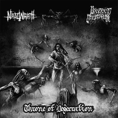 Nadiwrath / Preteen Deathfuk - SplitCD - Throne Of Desecration (CD)