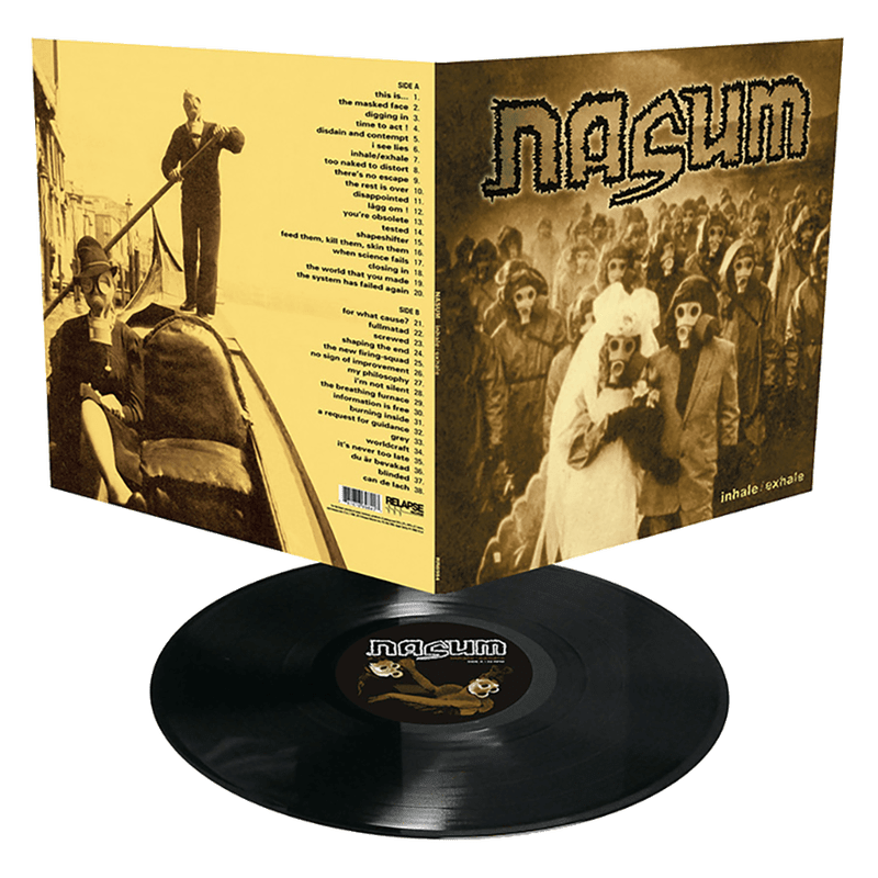 Nasum Inhale Exhale 12 LP Gatefold